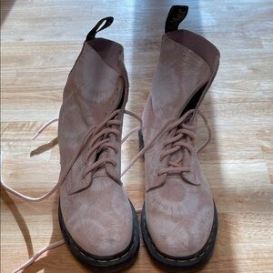 Dr. Martens Light Pink Combat Boots